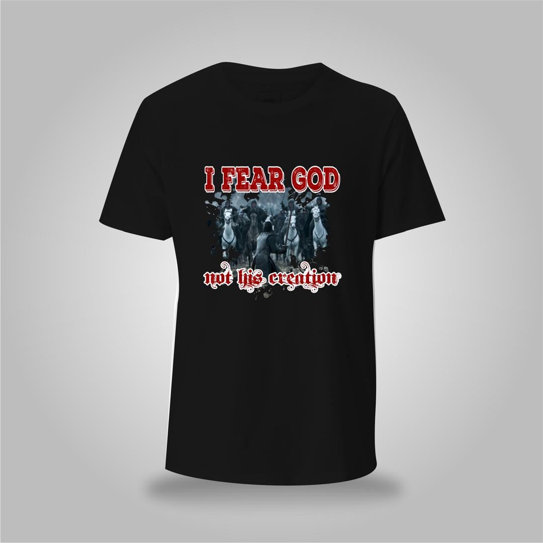 DOA Fearless Faith Tee – “I Fear God, Not His Creation”