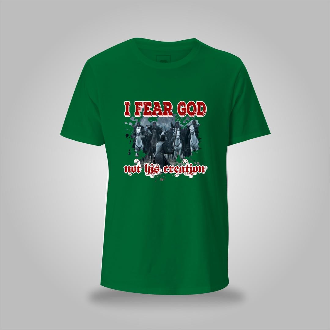 DOA Fearless Faith Tee – “I Fear God, Not His Creation”