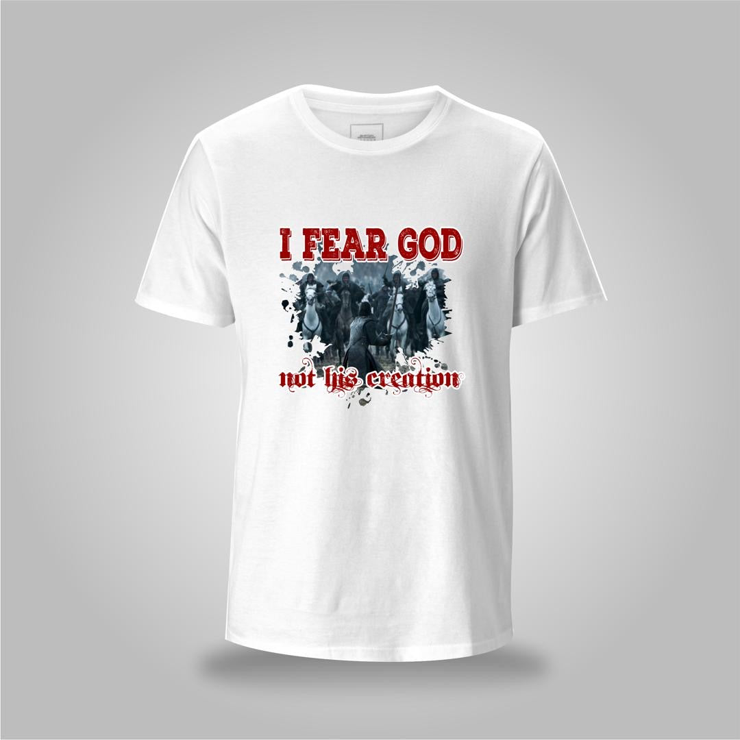 DOA Fearless Faith Tee – “I Fear God, Not His Creation”