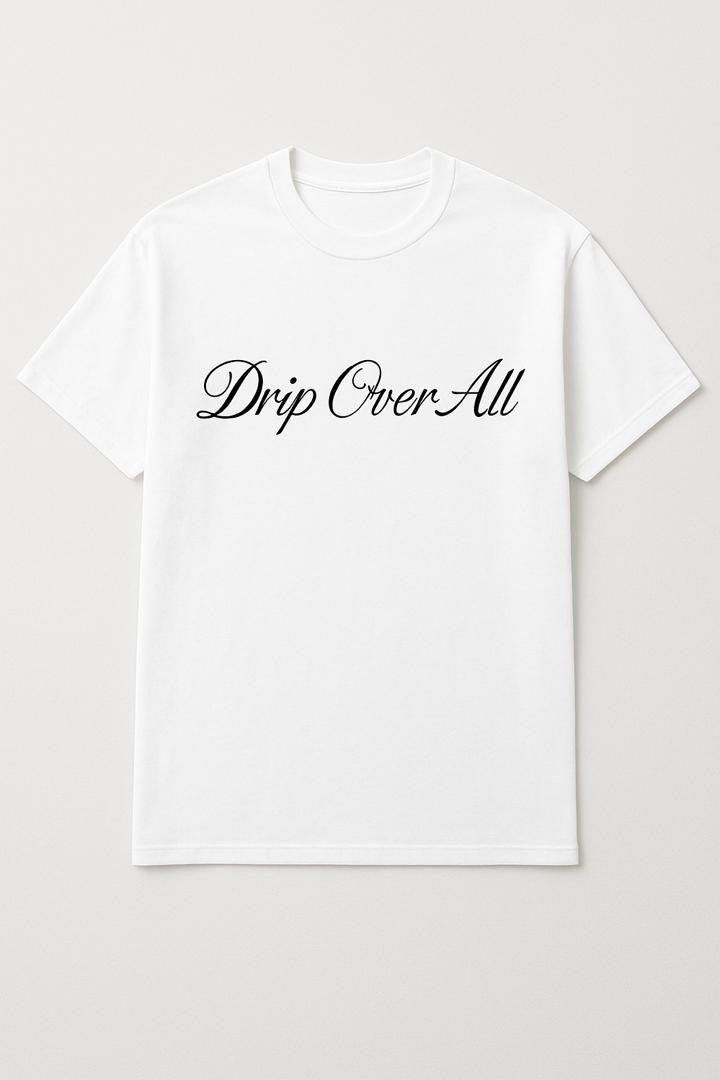 Drip Over All Script T-Shirt