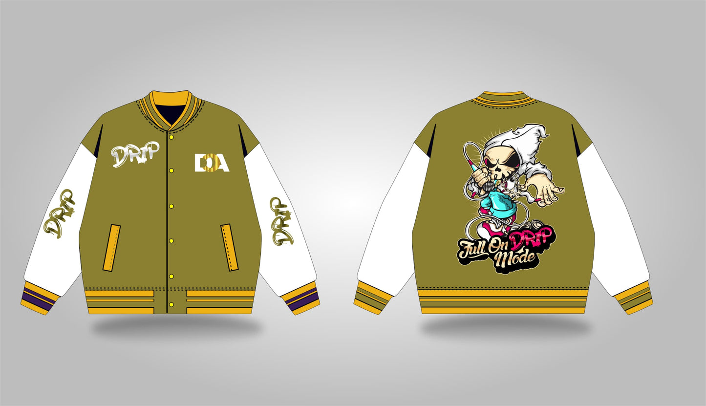 Full On Drip Varsity Jacket