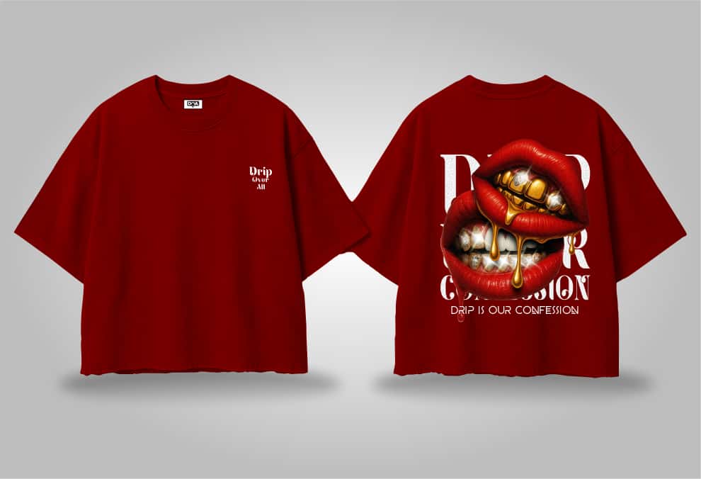 Drip Is Our Confession – Statement Graphic Tee