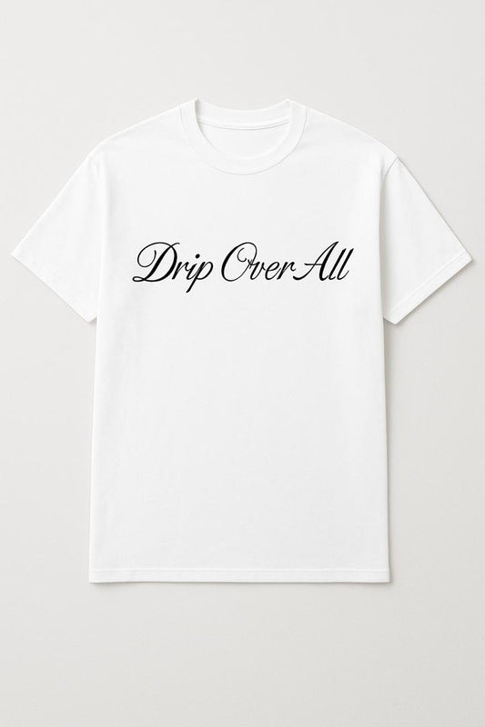 Drip Over All Script T-Shirt